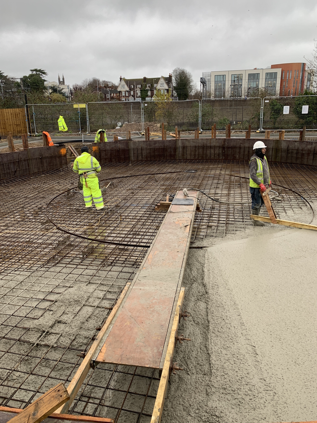 Construction work at the Curious Brewery in Ashford