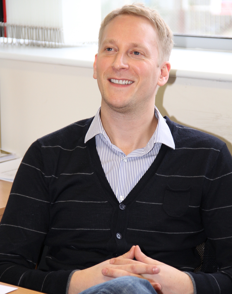 Russell Crowther, Managing Director of The Retro Sweet Shop