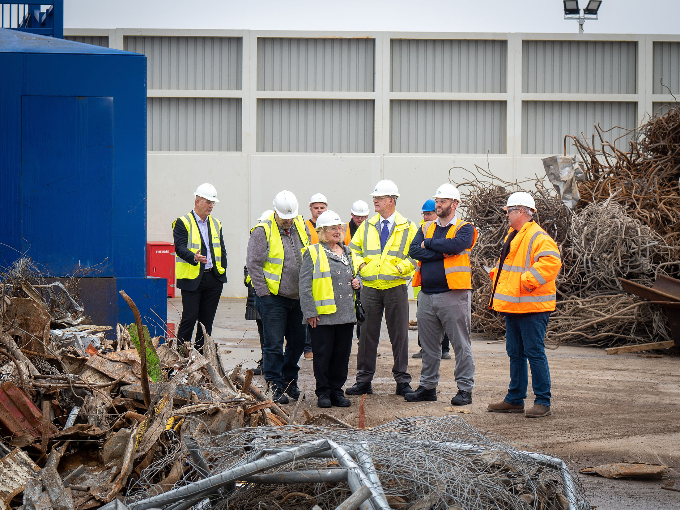 Mayor of Ashford opens new EMR recycling facility in Ashford
