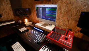 Recording studio. Photo credit: Coachworks Creates