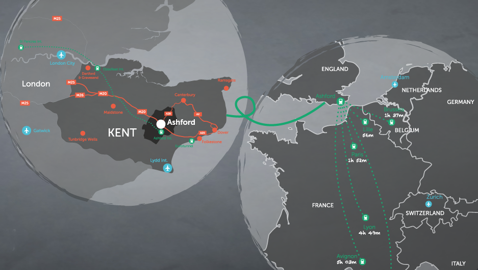 Ashford Map, AShford Location, Where is Ashford